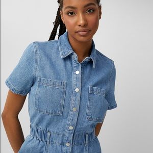 Super cute jean jumper! From twik with organic cotton size extra small